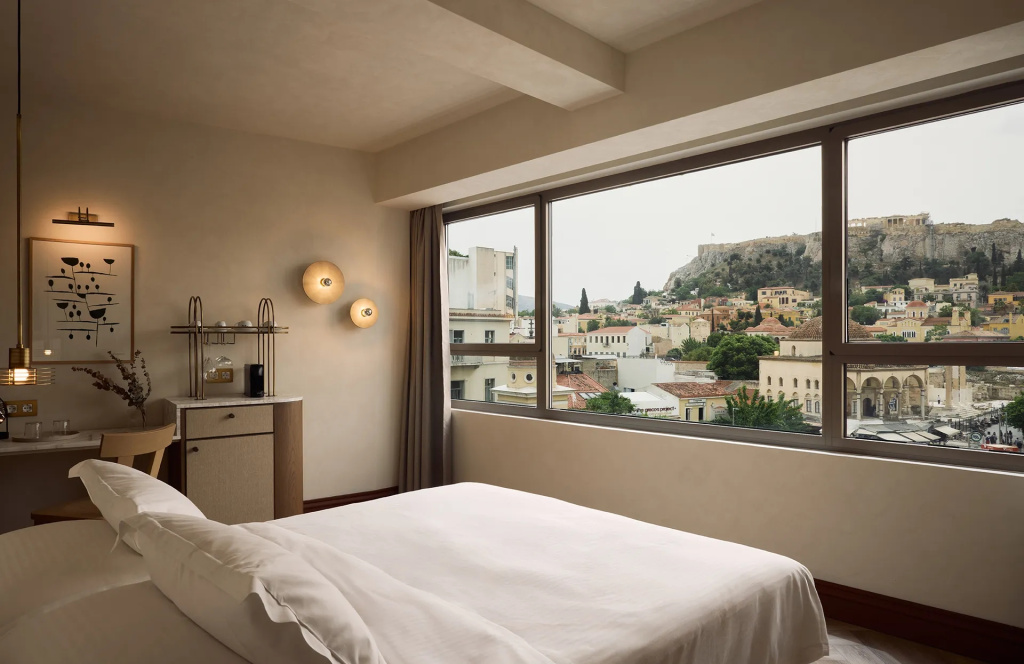 Double Junior Suite with Acropolis View (full double bed)