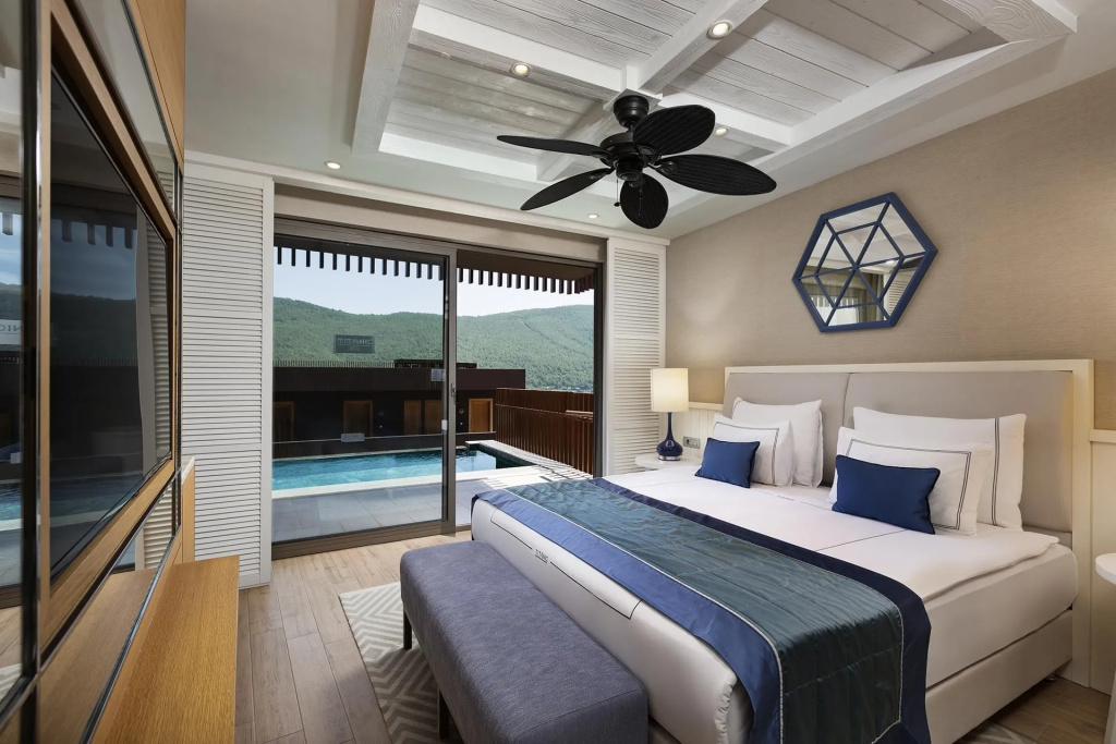 Deluxe Swim-Up Double room (full double bed)