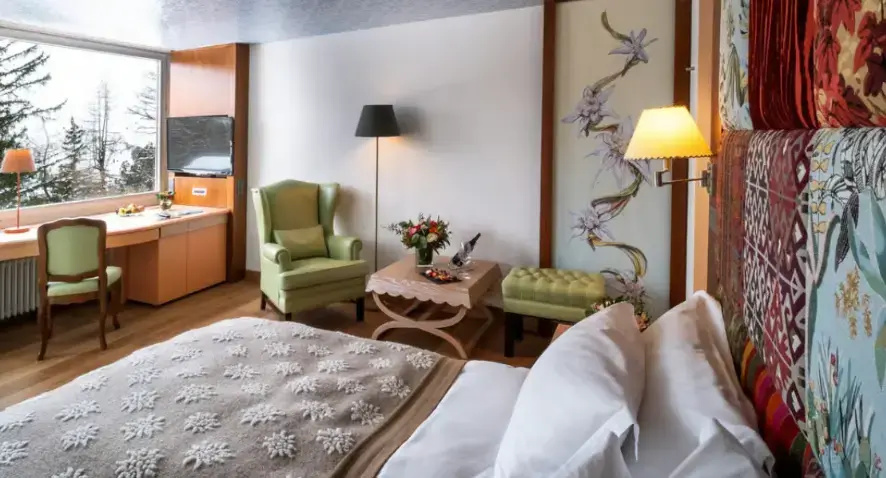 Tschuggen Grand Hotel - Chambres