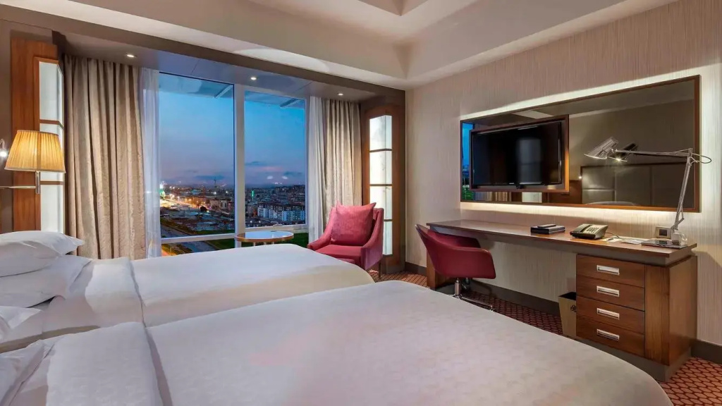 Classic Double room with city view (twin beds)