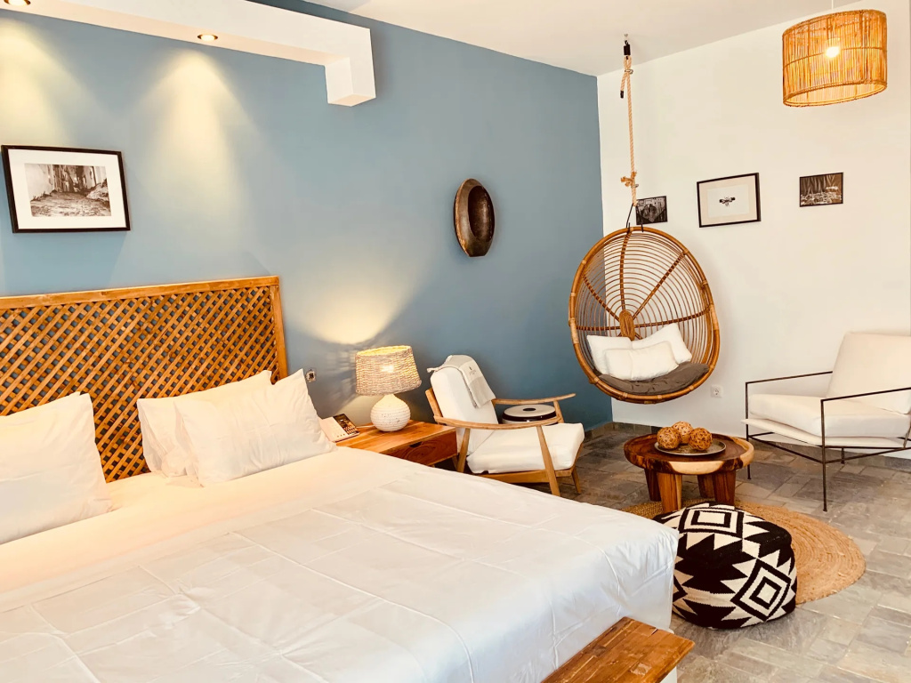 Deluxe Double room with Acropolis view (full double bed)