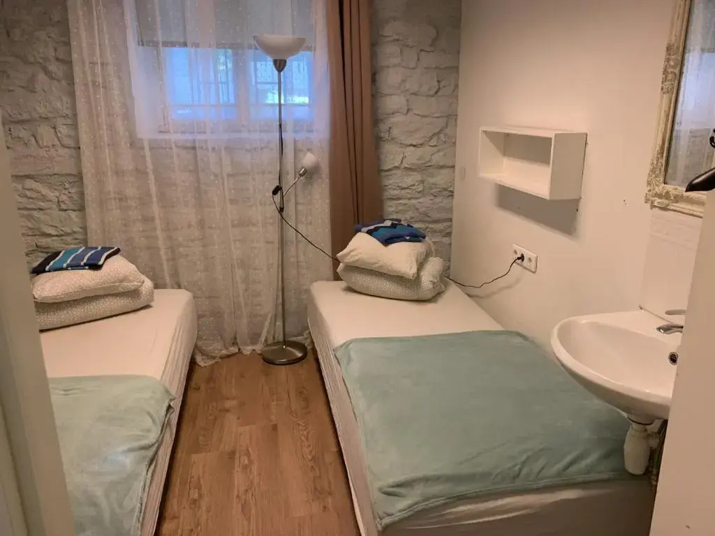 Double Semi-Basement room (twin beds)