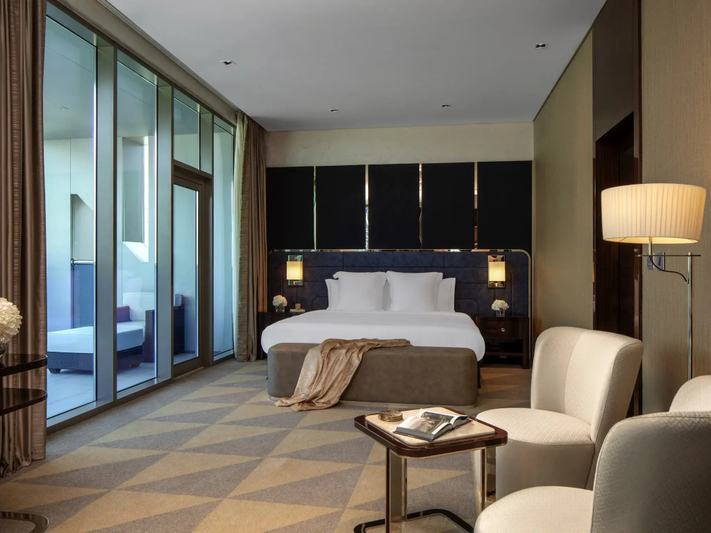1 Bedroom All Access Double Suite with balcony and with Burj Khalifa view (full double bed)