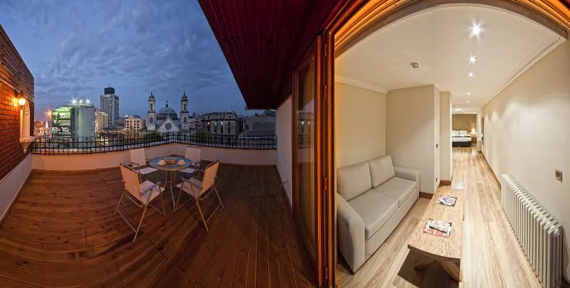 Penthouse Double room (full double bed)