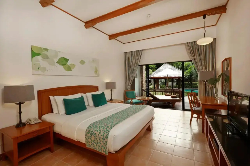 Двухместный номер Deluxe Terrace двуспальная кровать в Woodlands Hotel & Resort