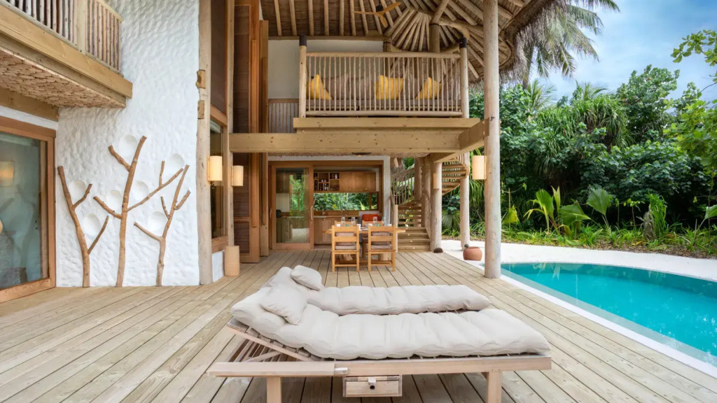 Residence with Pool Crusoe с 2 комнатами в Soneva Fushi