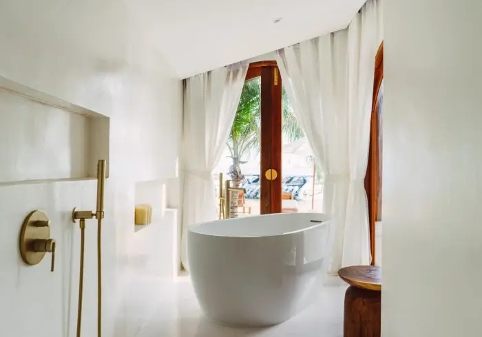 Двухместный люкс Beachfront двуспальная кровать в Zazen Boutique Resort & Spa