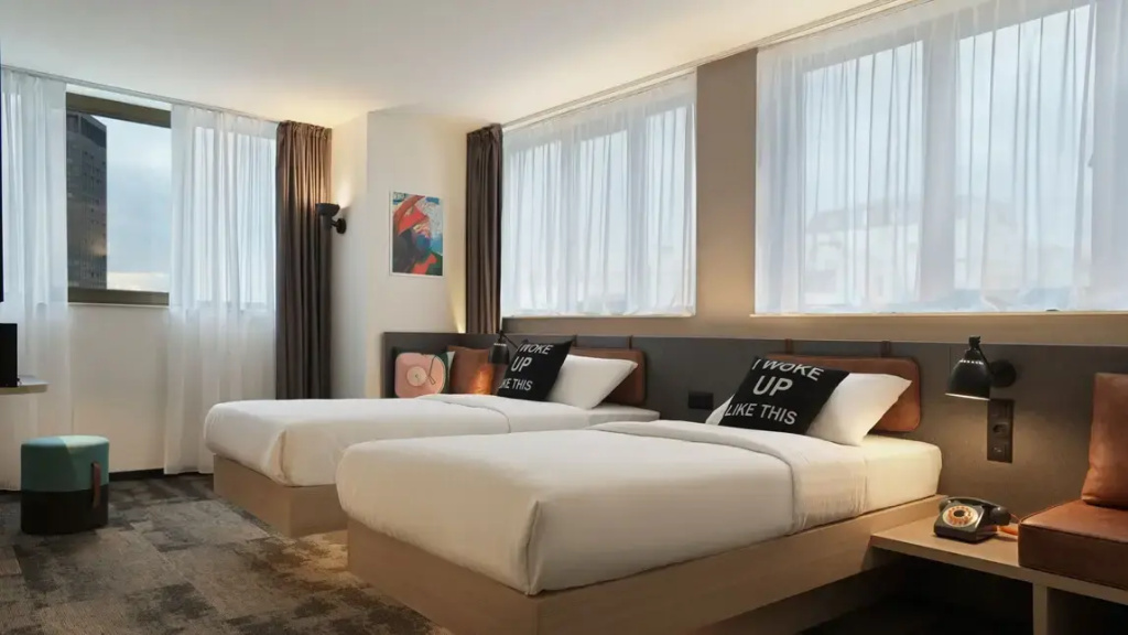 Hotel Moxy Belgrade - Chambres