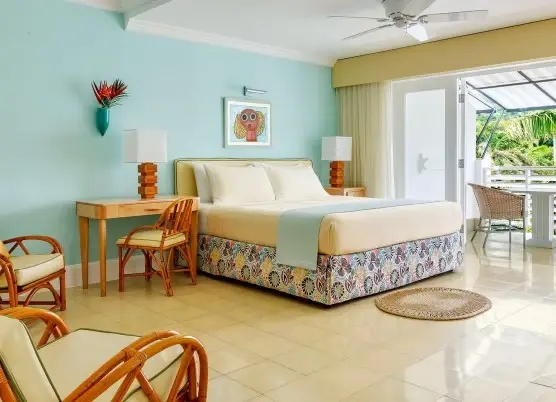 Double Junior Suite with garden view (full double bed)