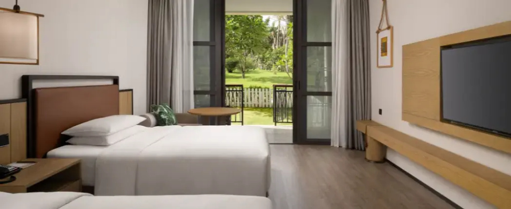 Partial Garden View Double room (twin beds)