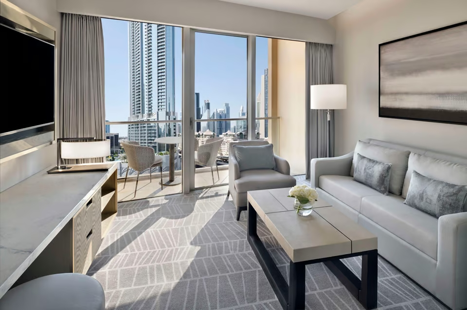 Двухместный полулюкс двуспальная кровать в Kempinski Central Avenue Dubai
