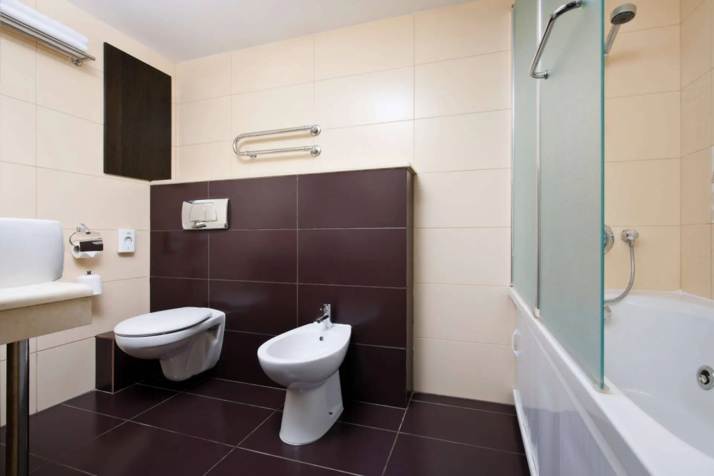 Двухместный люкс Бештау повышенной комфортности двуспальная кровать в Плаза СПА