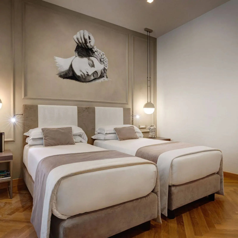 Comfort in an Annex Building 100 meters Away Double room (twin beds)