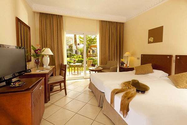 Двухместный номер с видом на сад 2 отдельные кровати в Sierra Sharm El Sheikh Hotel