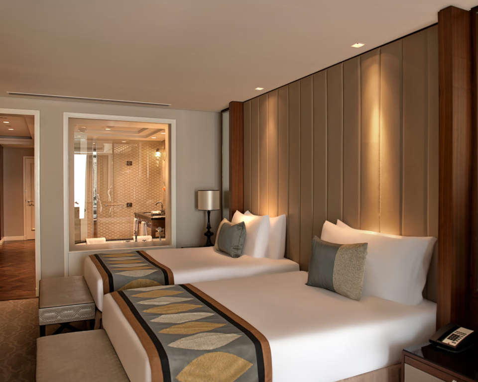Luxury Family Double room with city view (twin beds)