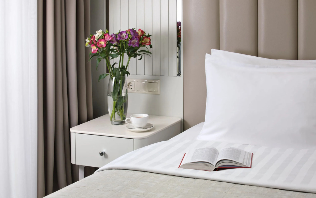 Двухместная студия двуспальная кровать в Плаза СПА