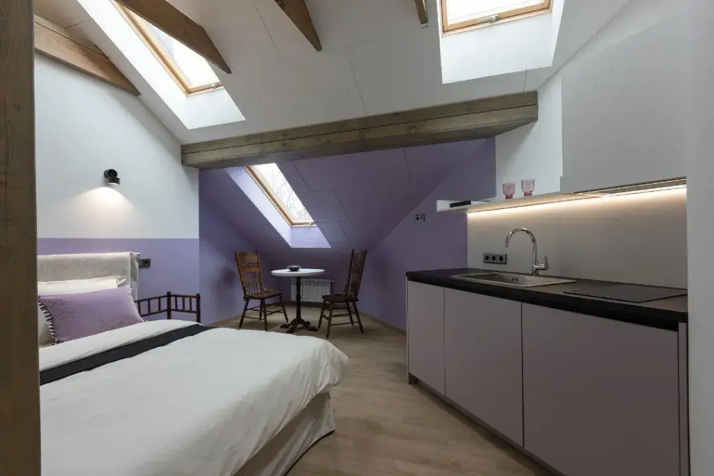 Postcard from the city of K Double Apartment (full double bed)