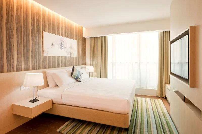 Двухместный люкс c 1 комнатой двуспальная кровать в Oasia Suites Kuala Lumpur