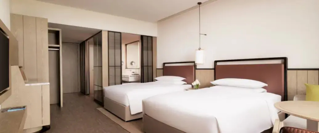 Panoramic Double room with ocean view (twin beds)