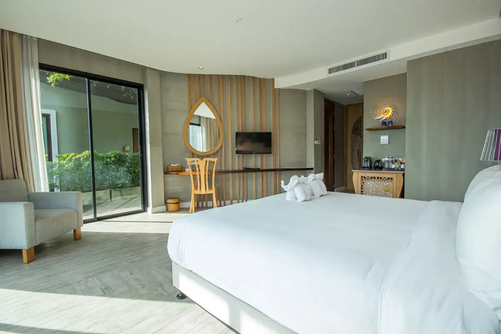 Двухместный номер Sunset Grand с видом на море (двуспальная кровать) в The Tarna Resort, Koh Tao
