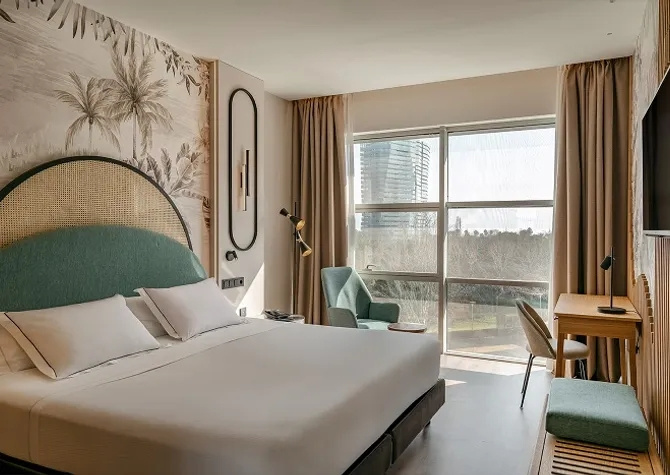 Superior Double room with garden view (twin beds)