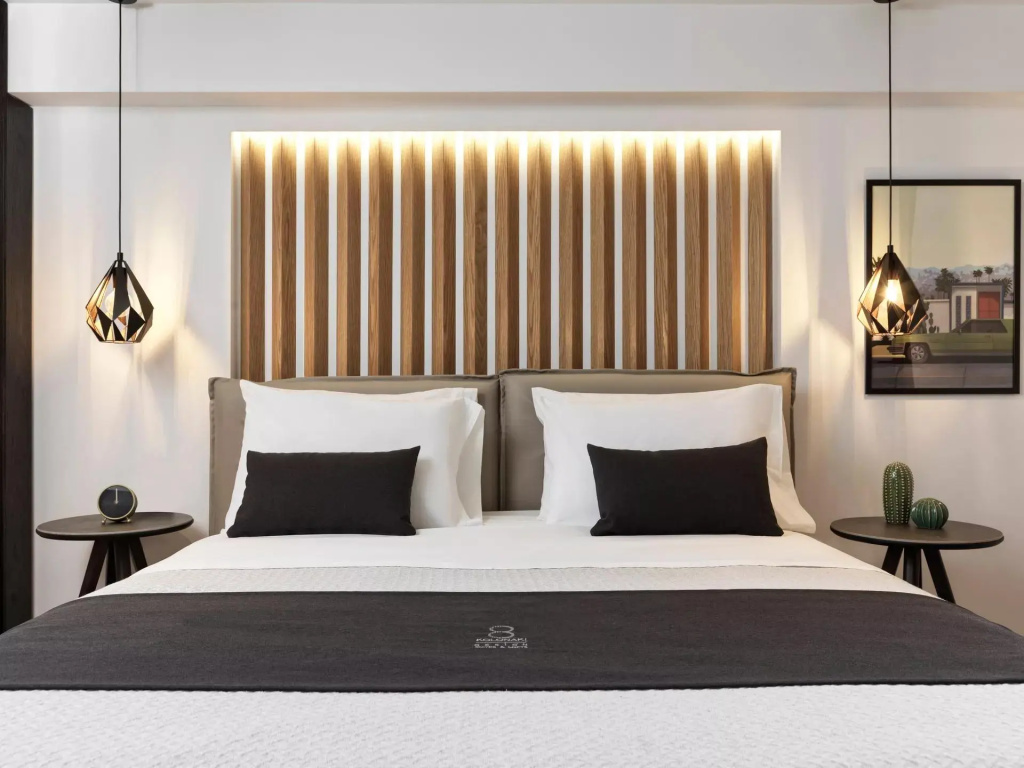 Superior Filopappou View Double Designer's Suite with land view (full double bed)