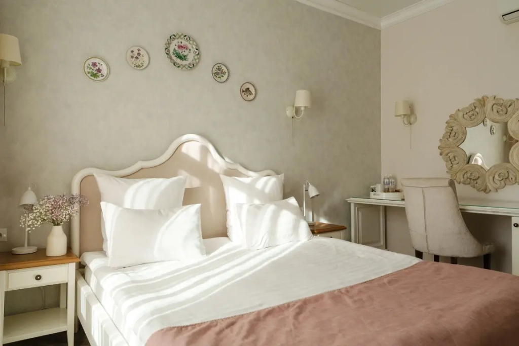 1-room Standard №50 Provence Double room with view (full double bed)
