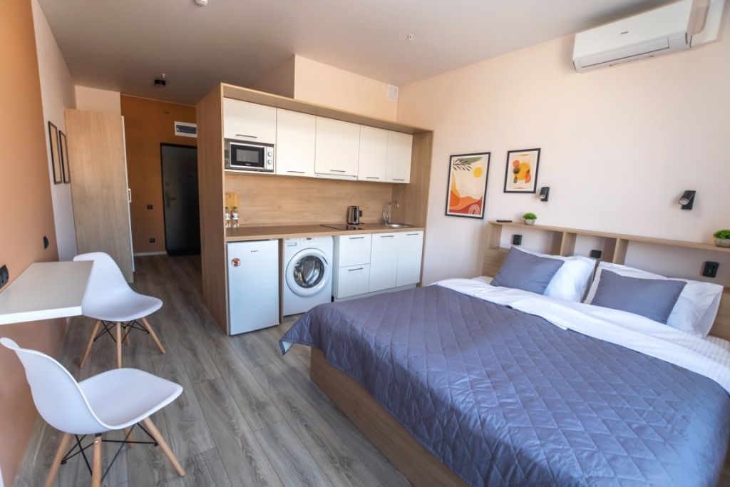 Apart-Otel Mesto Room Type - Standard + Double Studio full double bed