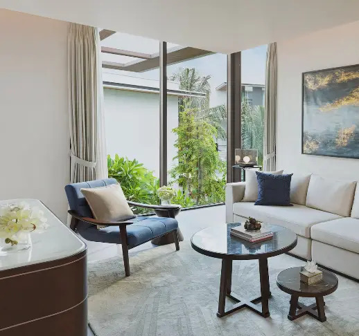 Двухместный полулюкс Gran Ocean двуспальная кровать в Villa Le Corail, A Gran Melia Hotel