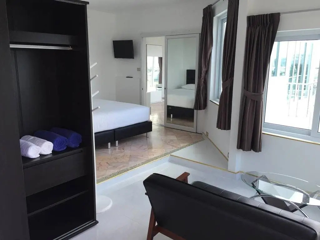 海景雙人套房，配備雙人床