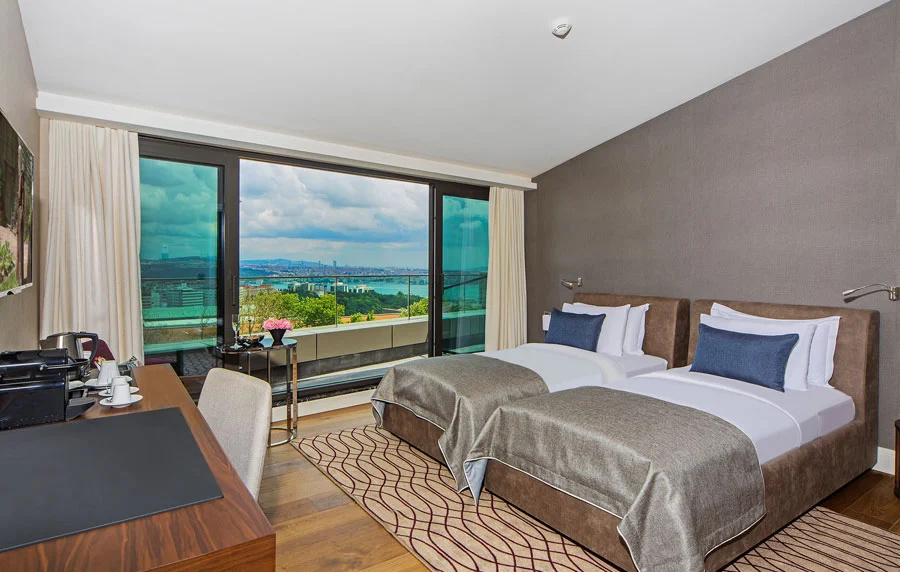 Family Terrace room with Bosphorus view