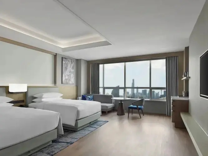 Shanghai Marriott Hotel Yangpu Riverside - Chambres
