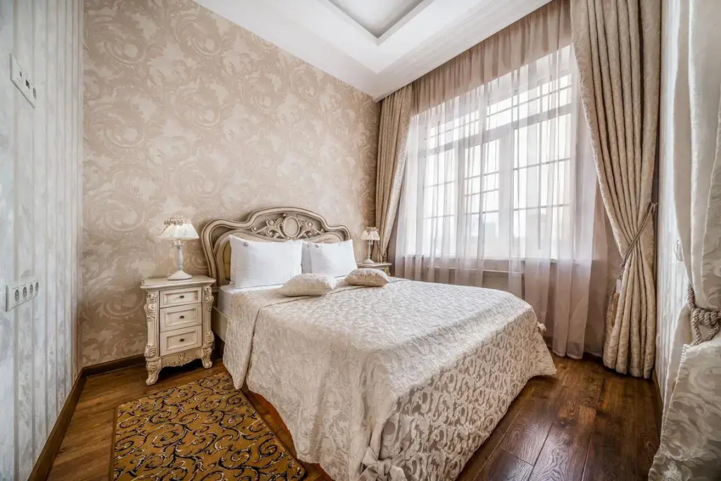 Chehov Hotel Room Type - Double Suite with balcony full double bed
