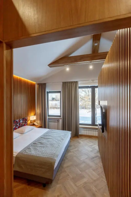 GTK Suzdal Hotel Room Type - Modern Double Suite full double bed
