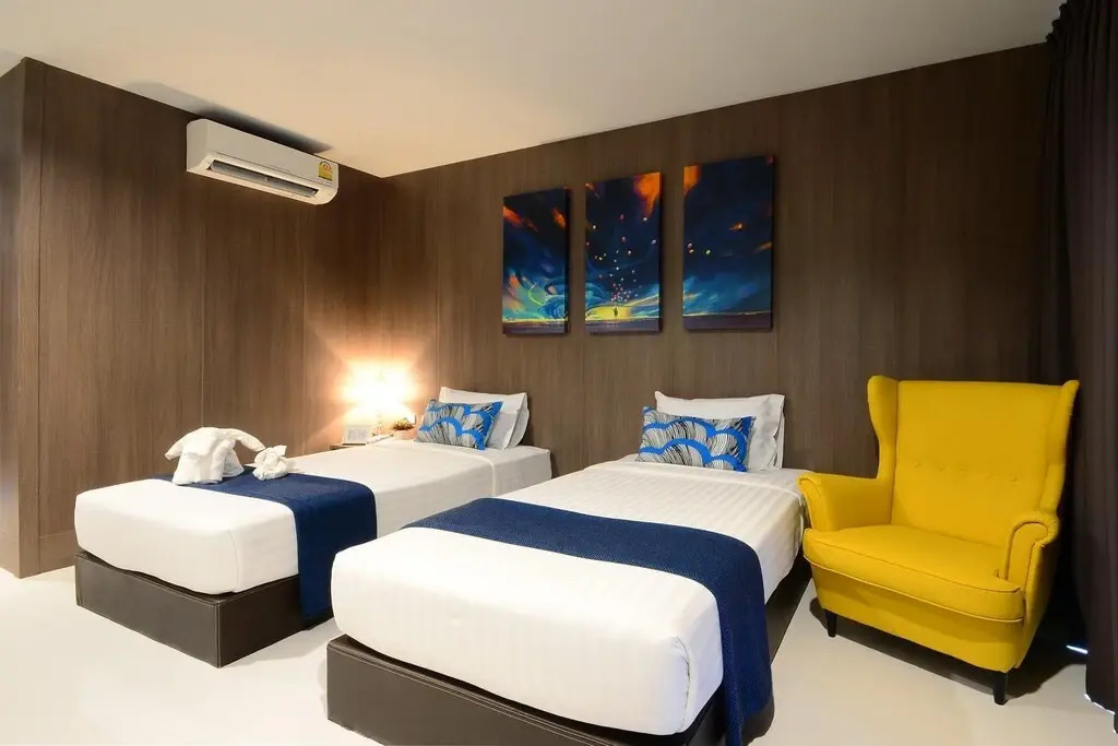 Panoramic Double room twin beds