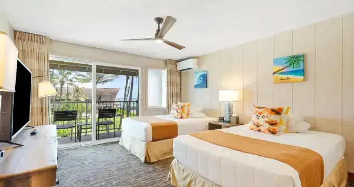 Double room oceanfront (twin beds)