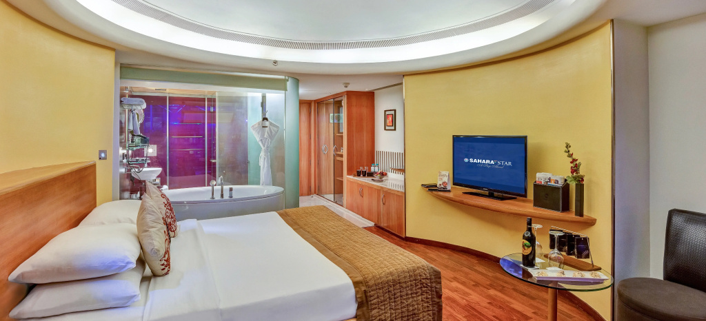 Mercury Double room Lagoon Facing (full double bed) (bed type is subject to availability, bath)
