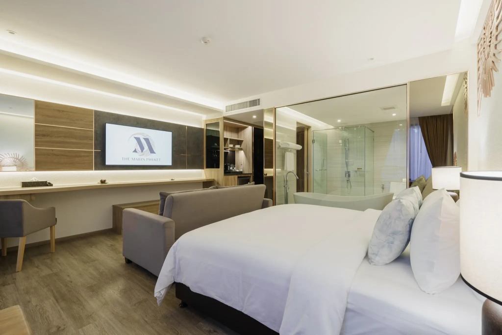 Двухместный номер Pool Access Deluxe двуспальная кровать в The Marin Phuket