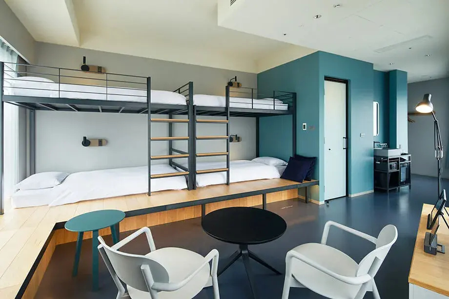 Bunk Bed No. 4 Quadruple room