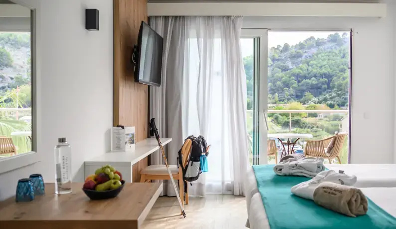 Double Studio with mountain view (twin beds)