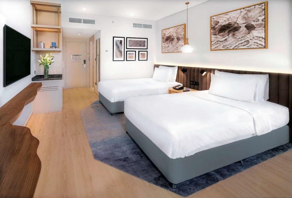 Premium Double room with city view (twin beds)