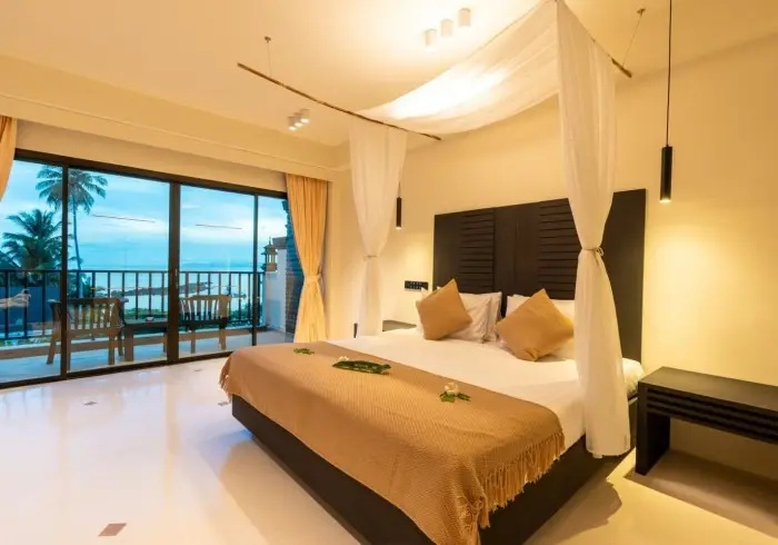 Double room with sea view (full double bed)