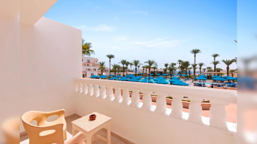 Двухместный номер Standard с видом на бассейн 2 отдельные кровати в Albatros Sharm Resort - By Pickalbatros