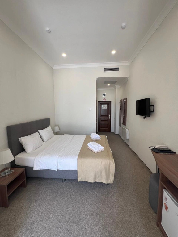 Двухместный номер Стандарт с видом на море двуспальная кровать в Нарт