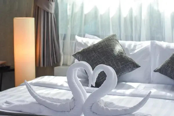Двухместное вилла с бассейном двуспальная кровать в Basaya Beach Hotel & Resort