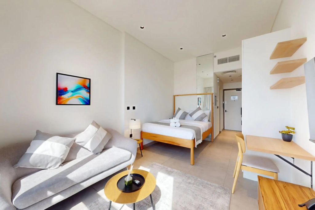 Double Studio with sunrise view (full double bed)