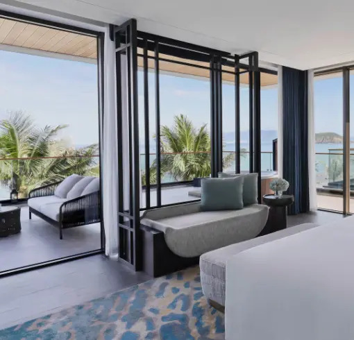 Двухместный люкс oceanfront двуспальная кровать в Villa Le Corail, A Gran Melia Hotel