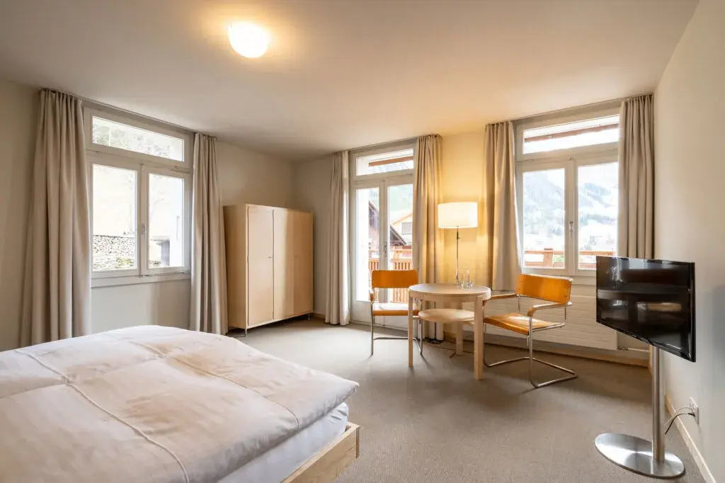 Superior Double room with Jungfrau view (full double bed)