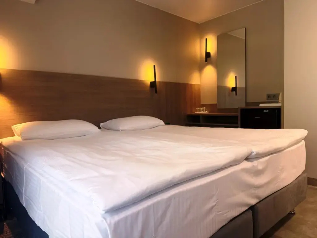 Magnoliya Hotel Room Type - Superior Double room with balcony and with city view twin beds