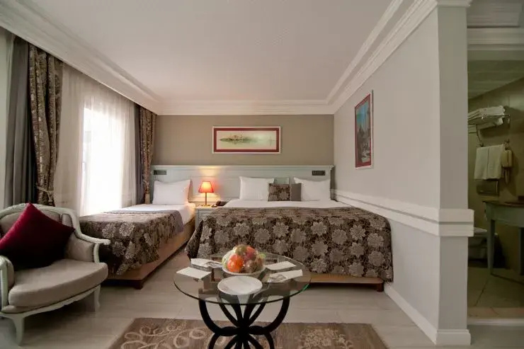 Double Suite with balcony and with Blue Mosque view (full double bed)